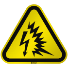 BRADY - Segnaletica di sicurezza ISO – Attenzione; Pericolo folgorazione 304671