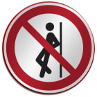 BRADY - Segnaletica di sicurezza ISO – Vietato appoggiarsi 305260