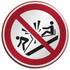 BRADY - Segnaletica di sicurezza ISO – Vietato speronare slitte 305305