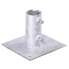 BRADY - Base (fissaggio a vite) per palo diam. 51 mm