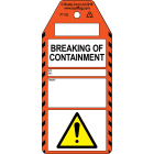 BRADY - Cartellino Breaking of Containment 306739