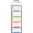 BRADY - Temporary Equipment – Cartellino in 5 parti