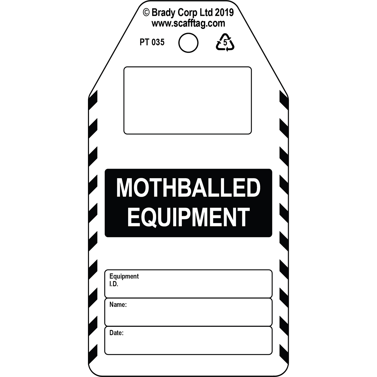 BRADY - Cartellino Mothballed Equipment