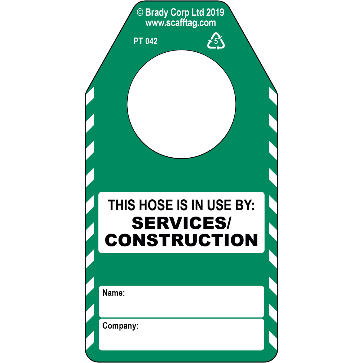 BRADY - Cartellino Hose (construction services)