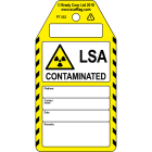 BRADY - Cartellino LSA Contaminated