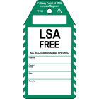 BRADY - Cartellino LSA Free