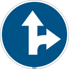 BRADY - Segnaletica a pavimento Andare diritto e a destra 306913