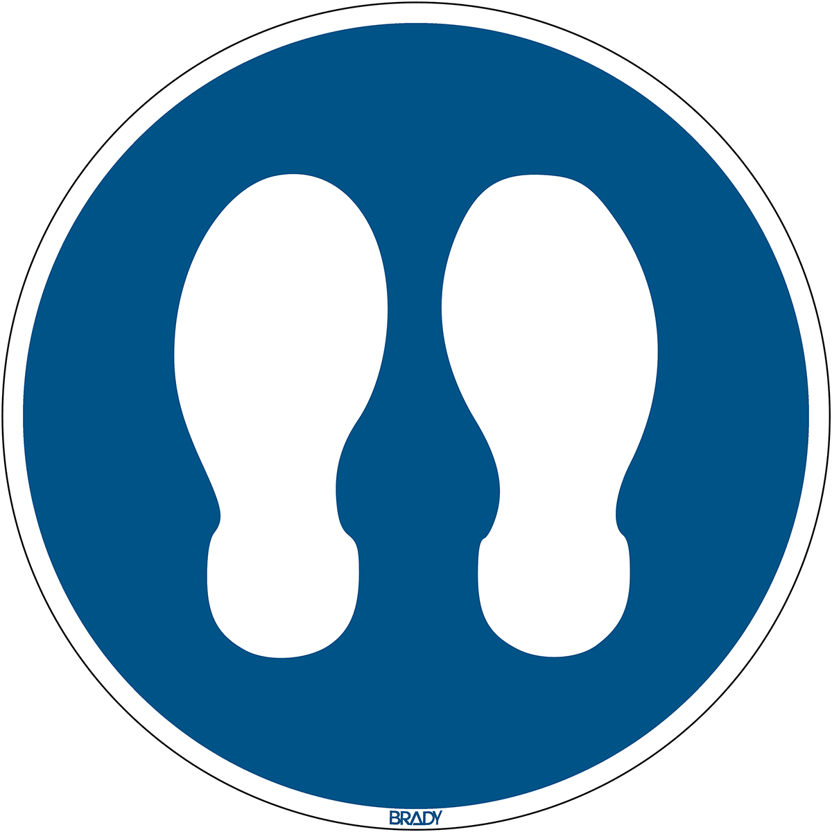 BRADY - Segnaletica a pavimento Fermarsi qui 306917