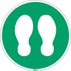 BRADY - Segnaletica a pavimento Fermarsi qui 306919