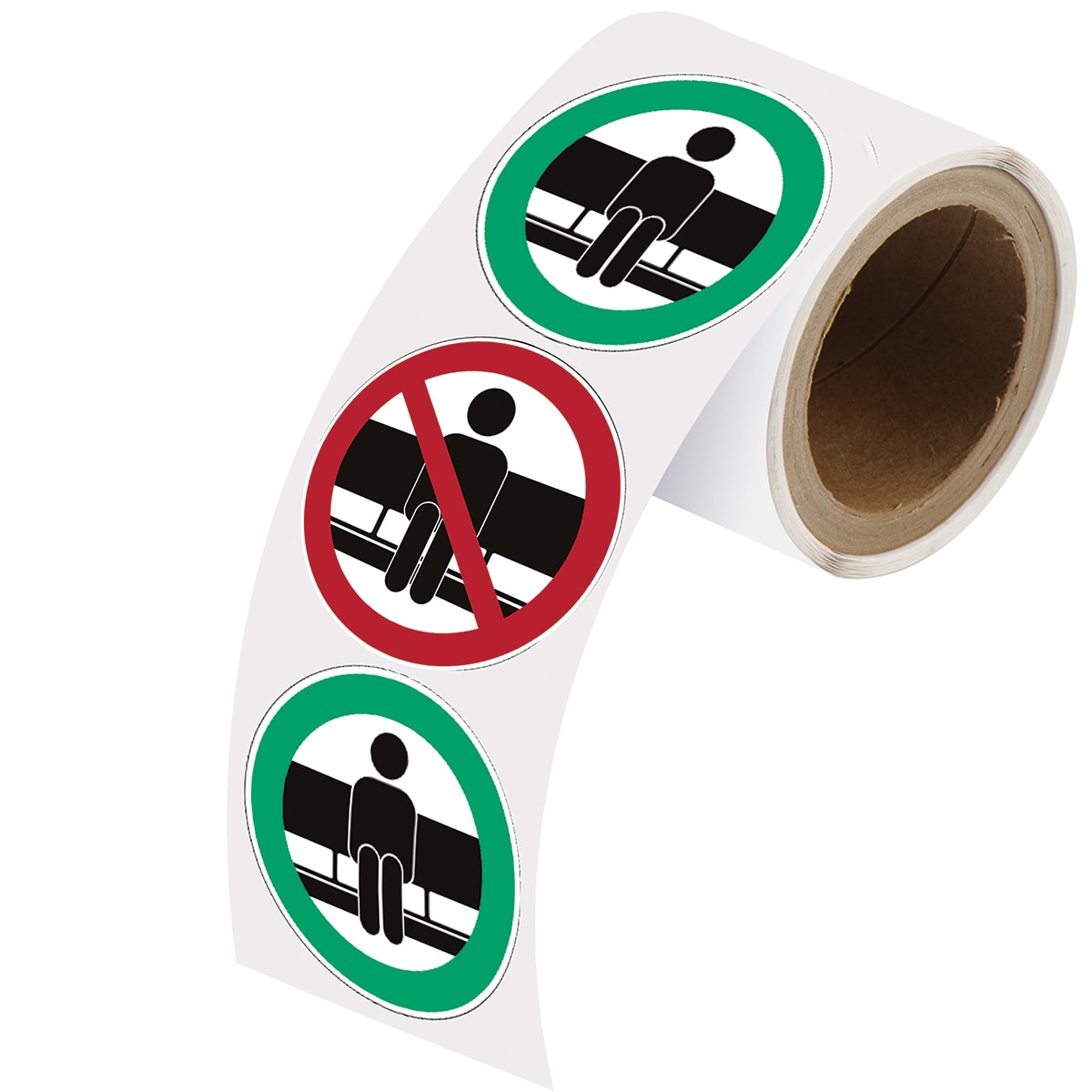 BRADY - Segnaletica di sicurezza - Non sedersi qui, Sedersi qui, alternato 307517