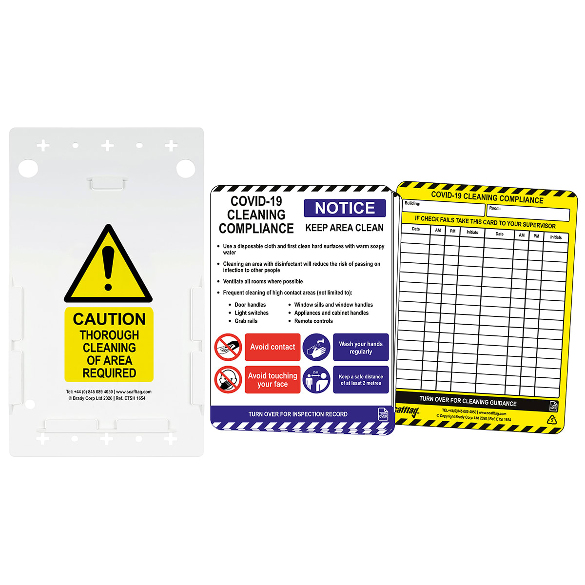 BRADY - Kit COVID-19 Cleaning Compliance 307683