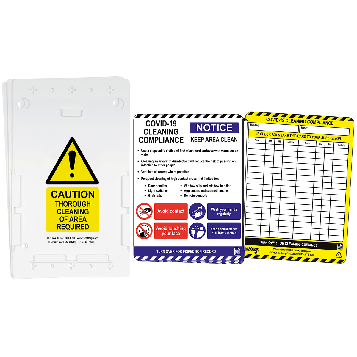 BRADY - Kit COVID-19 Cleaning Compliance