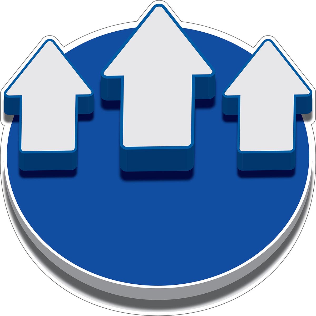 BRADY - Segnaletica di sicurezza 3D - COVID-19 - Andare diritto 307919