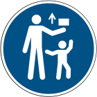 BRADY - Segnaletica di sicurezza ISO - Tenere fuori dalla portata dei bambini 309464