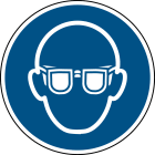 BRADY - Segnaletica di sicurezza ISO - È obbligatorio indossare protezioni per gli occhi