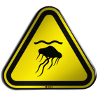 BRADY - Segnaletica di sicurezza ISO - Attenzione; Meduse 309646