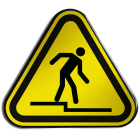 BRADY - Segnaletica di sicurezza ISO - Attenzione; Gradino 309754