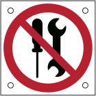 BRADY - Segnaletica di sicurezza ISO - Divieto di manutenzione da parte degli utenti 310088