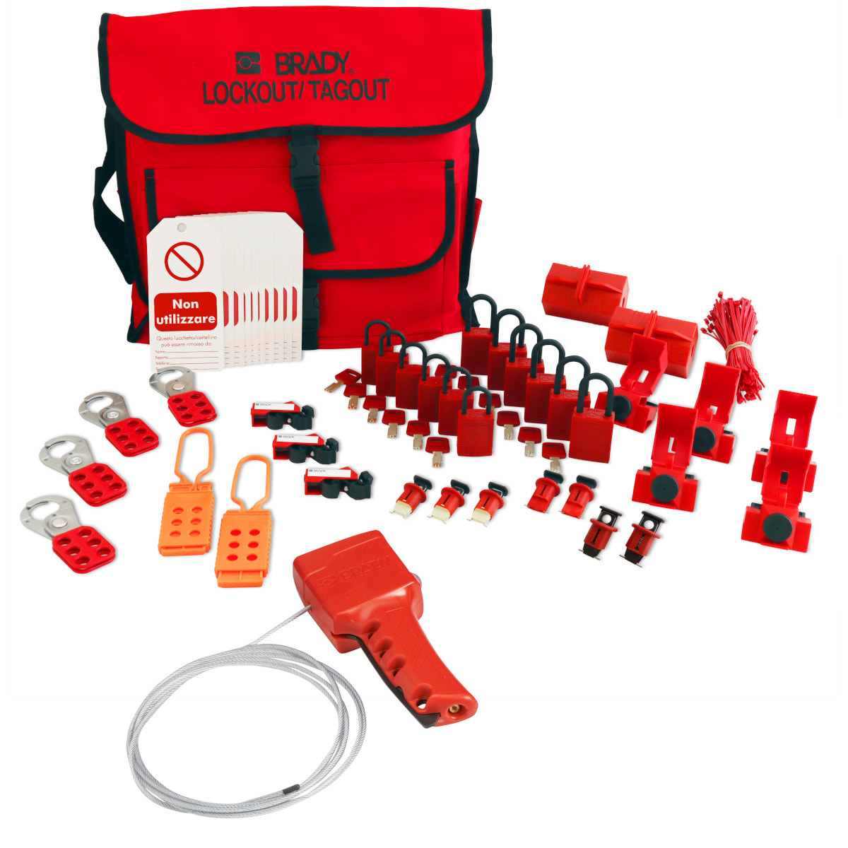 BRADY - Kit per lockout energia eolica - Grande
