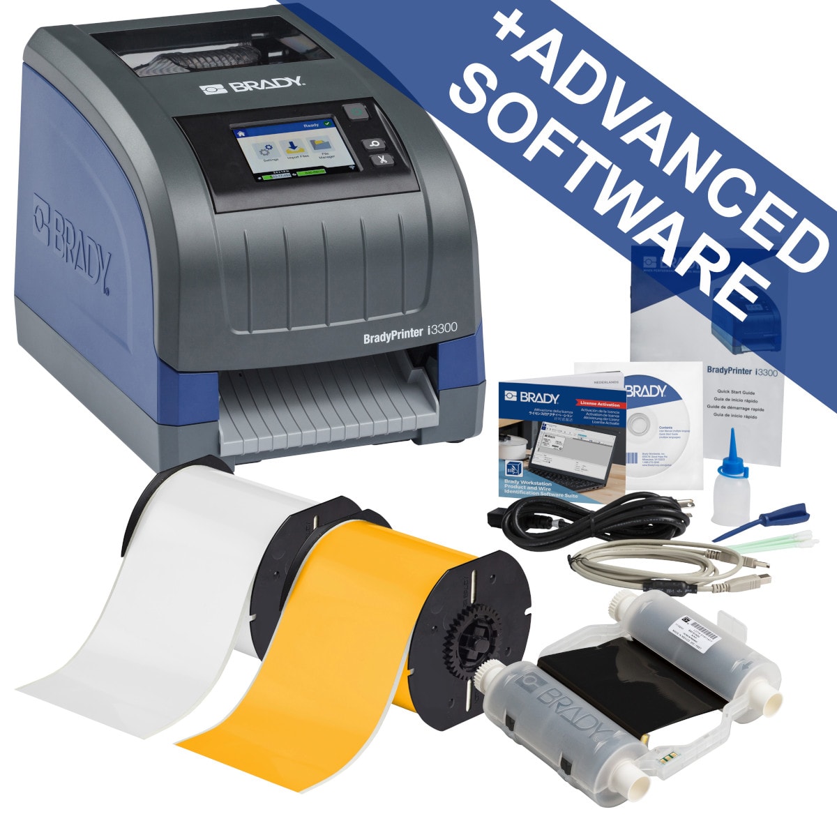 BRADY - Starter pack segnaletica di sicurezza per i3300 - EU + Suite BWS
