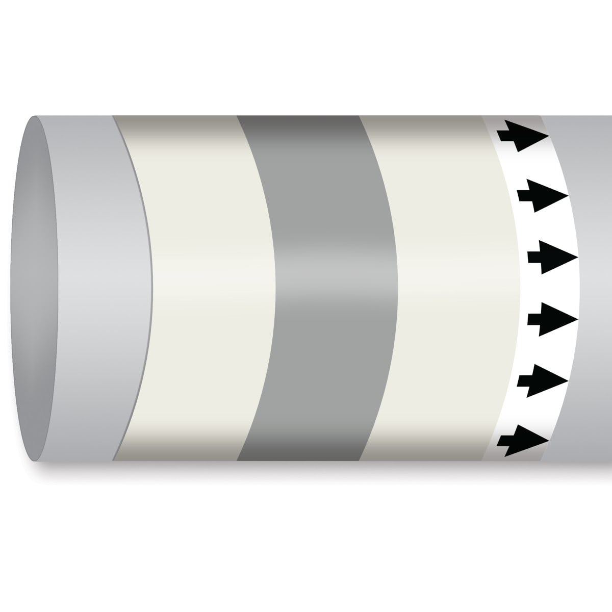 BRADY - MPM-AIRINVENT-300MMX30M-WT/SV/WT-ROLL