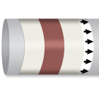 BRADY - Marcatubo IMO ISO 14726 - Air In Ventilation System: Conditioned Supply Air 310498