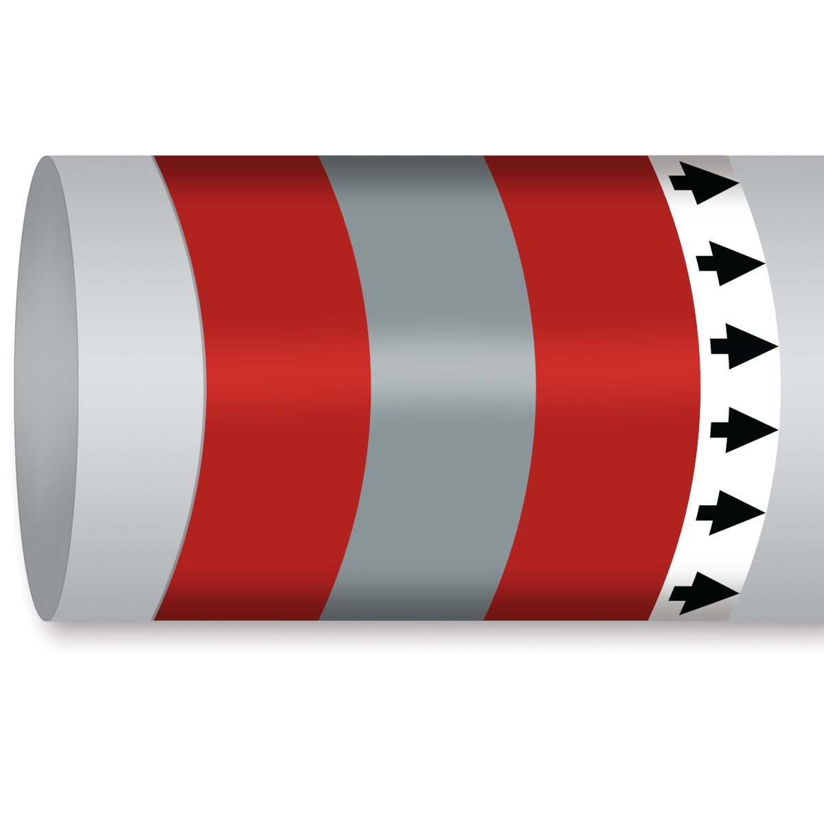 BRADY - MPM-FIRE-300MMX30M-RD GY RD-ROLL 1-ROTOL 310501