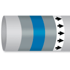 BRADY - Marcatubo IMO ISO 14726 - Non Flammable Gases: Oxygen