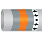 BRADY - Marcatubo IMO ISO 14726 - Non Flammable Gases: Compressed Air - Low Pressure