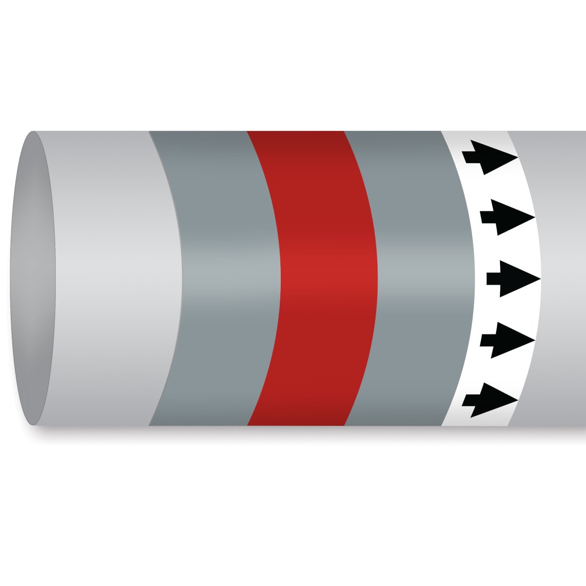 BRADY - Marcatubo IMO ISO 14726 - Non Flammable Gases: Compressed Air -High Pressure 310538