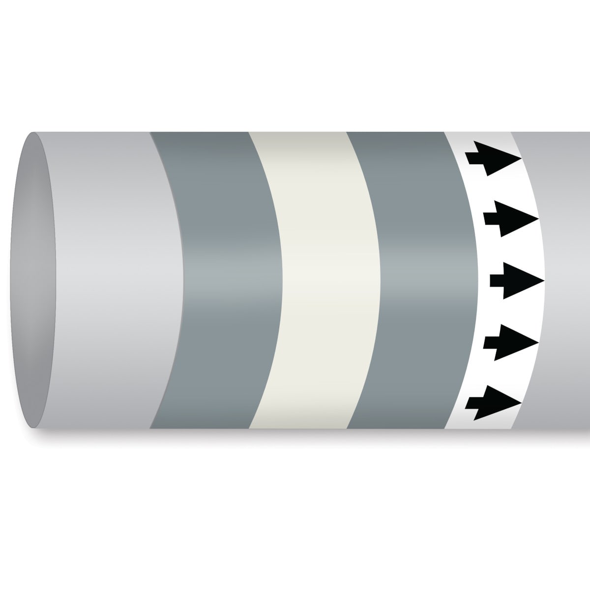 BRADY - Marcatubo IMO ISO 14726 - Non Flammable Gases: Breathing Air