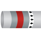 BRADY - Marcatubo IMO ISO 14726 - Non Flammable Gases: Compressed Air -High Pressure