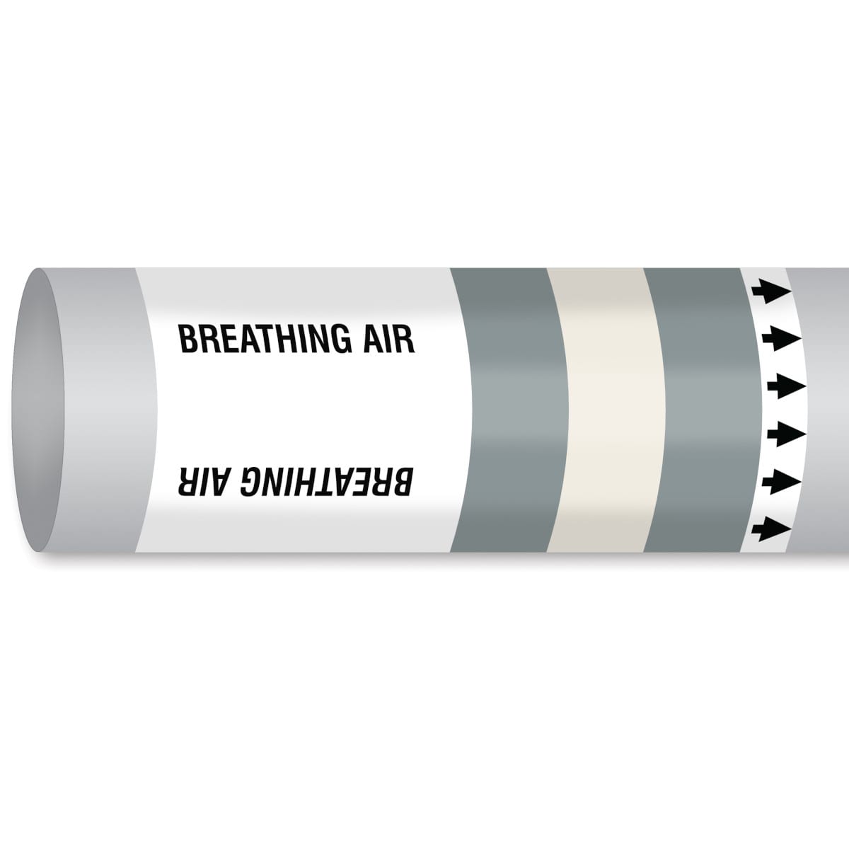 BRADY - Marcatubo IMO ISO 14726 - Non Flammable Gases: Breathing Air