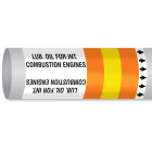 BRADY - MPM-OILNONFUEL-600MMX30M-OR/YL/OR-ROLL 310675