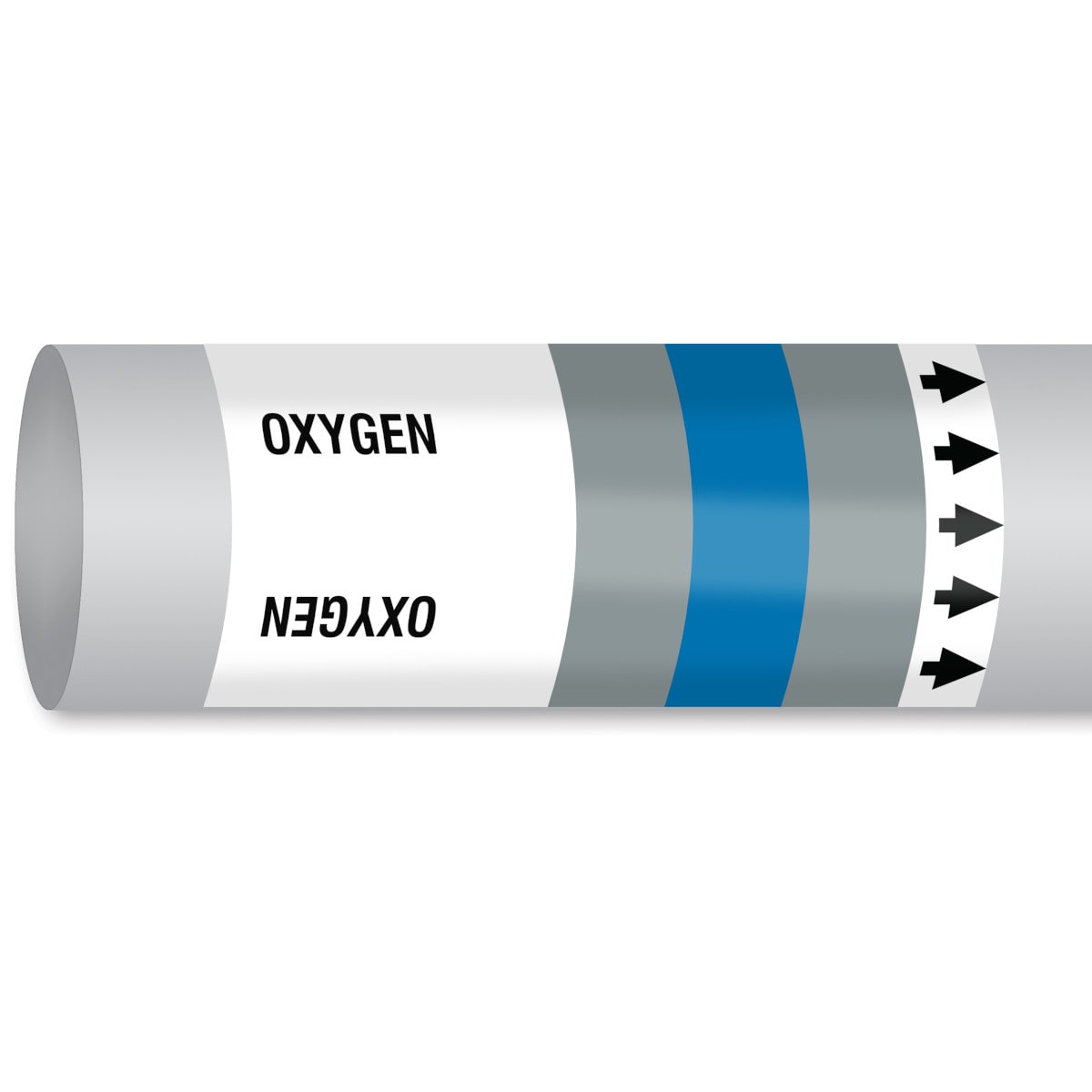 BRADY - Marcatubo IMO ISO 14726 - Non Flammable Gases: Oxygen
