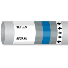 BRADY - Marcatubo IMO ISO 14726 - Non Flammable Gases: Oxygen