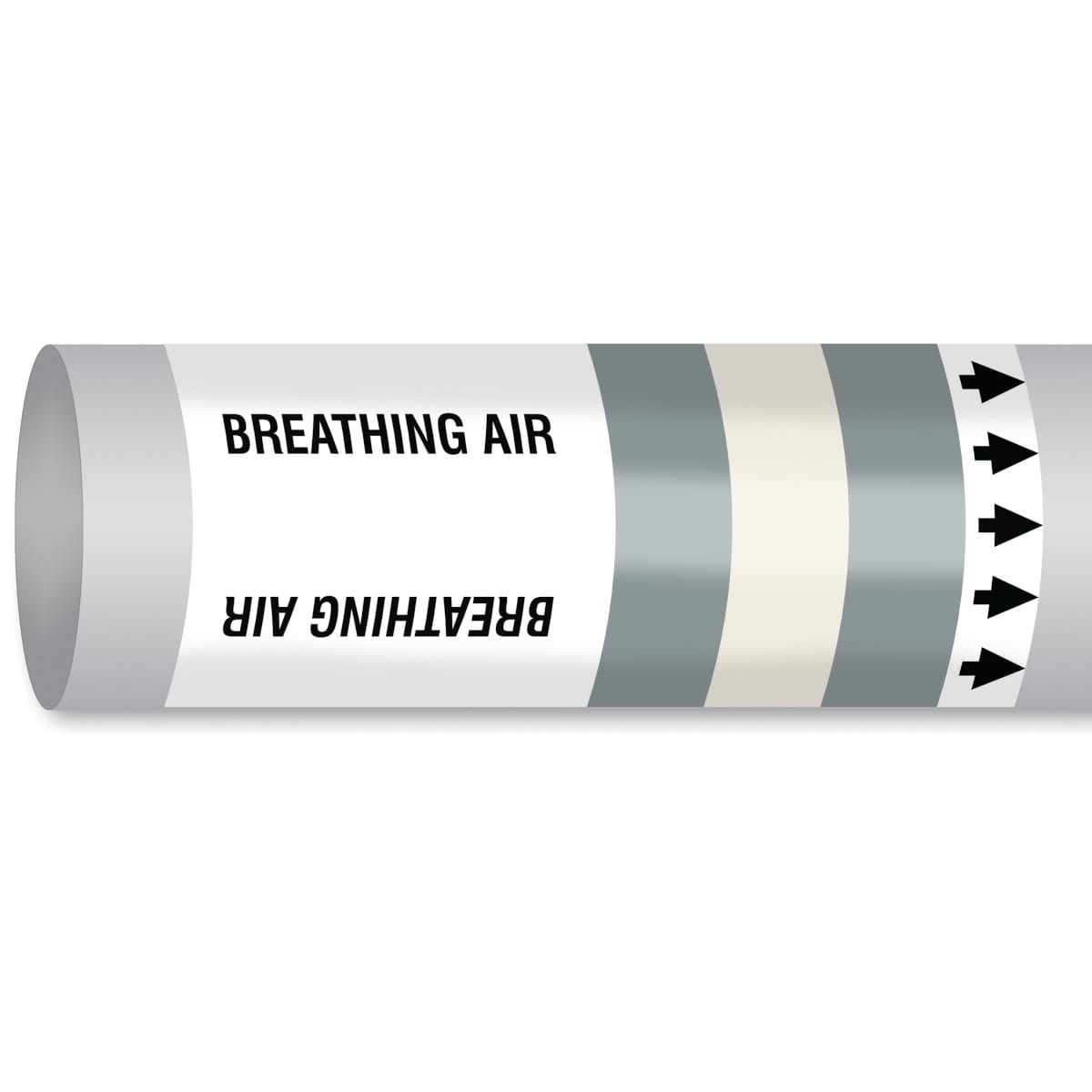 BRADY - Marcatubo IMO ISO 14726 - Non Flammable Gases: Breathing Air