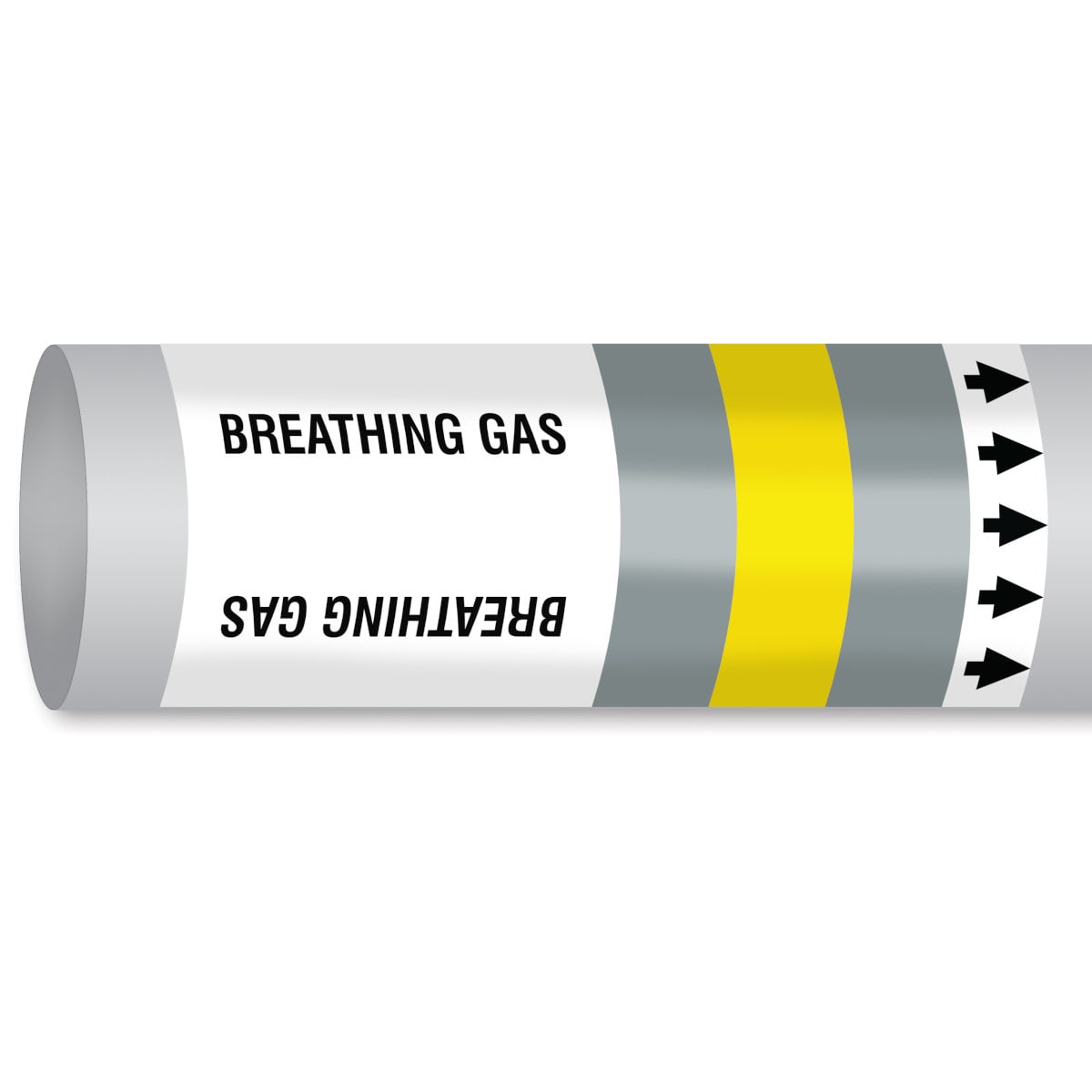BRADY - Marcatubo IMO ISO 14726 - Non Flammable Gases: Breathing Gas
