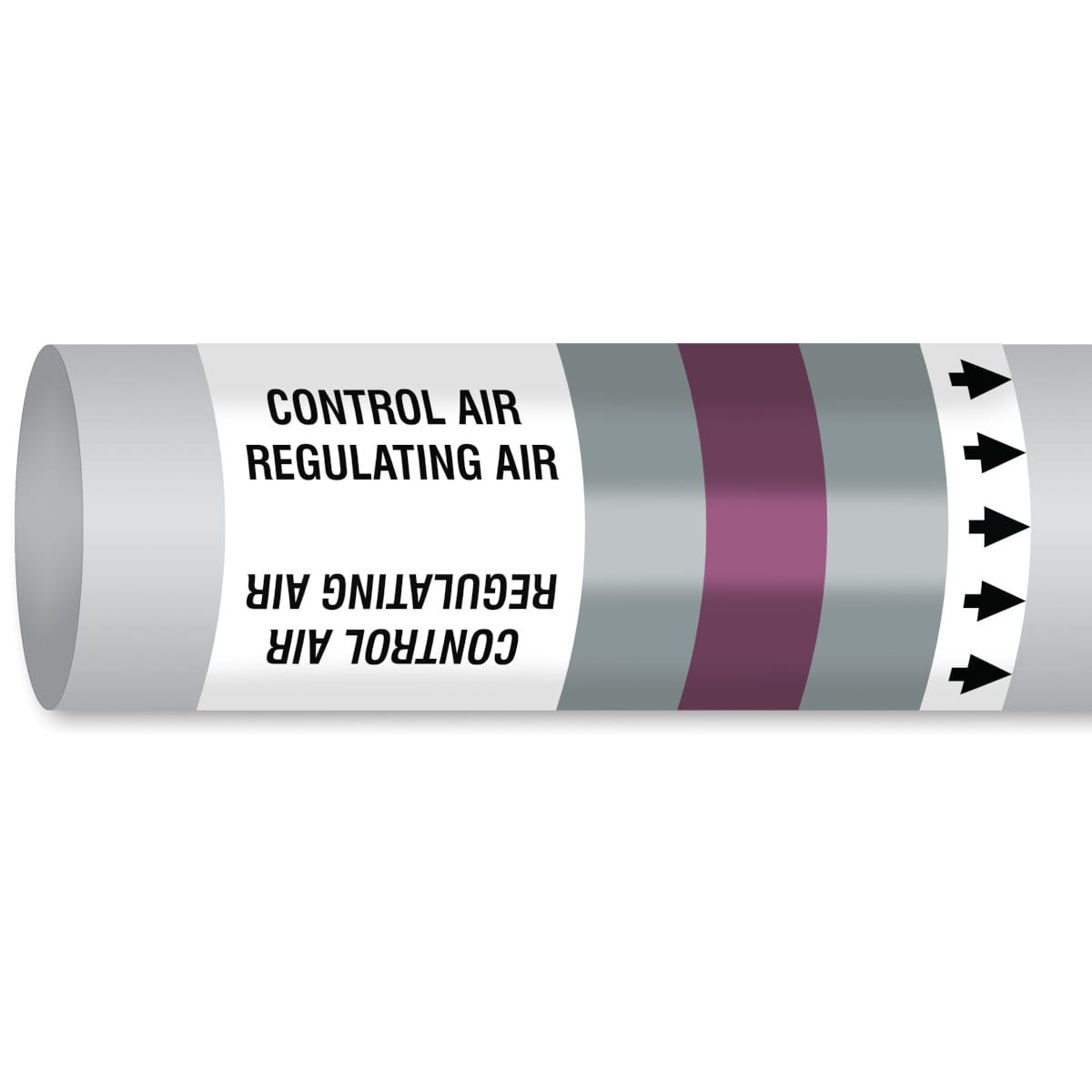 BRADY - Marcatubo IMO ISO 14726 - Non Flammable Gases: Control Air - Regulating Air