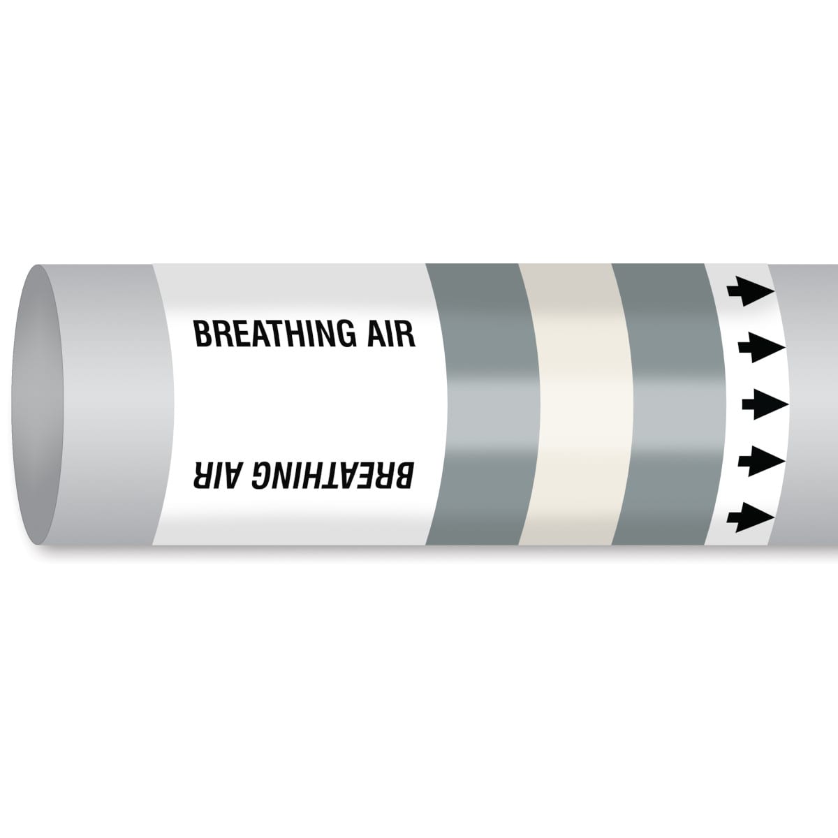 BRADY - Marcatubo IMO ISO 14726 - Non Flammable Gases: Breathing Air
