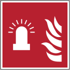 BRADY - Segnaletica di sicurezza ISO - Luce lampeggiante allarme antincendio