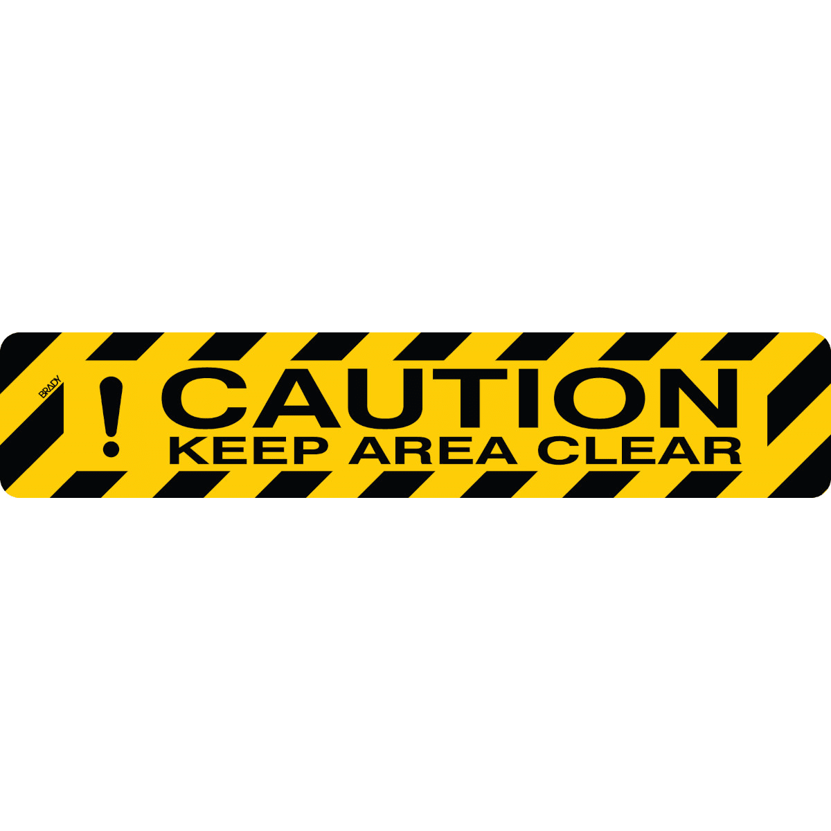 BRADY - Segnaletica di sicurezza a pavimento - TENERE L’AREA SGOMBRA 311231