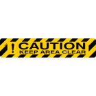 BRADY - Segnaletica di sicurezza a pavimento - TENERE L’AREA SGOMBRA 311231