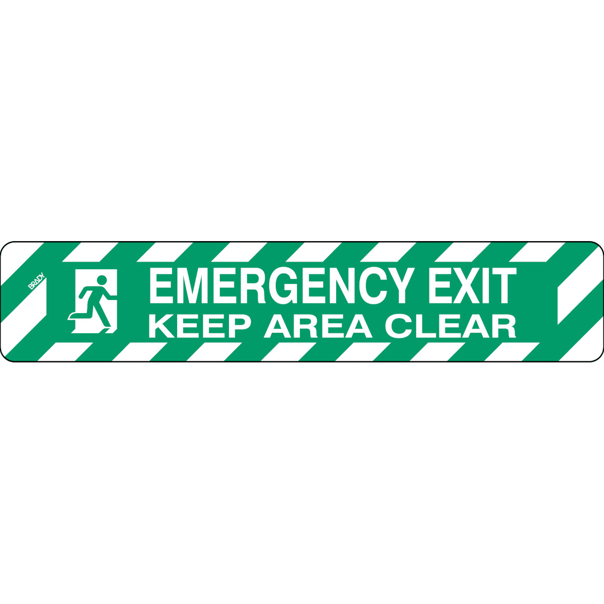 BRADY - Segnaletica di sicurezza a pavimento - TENERE L’AREA SGOMBRA 311267
