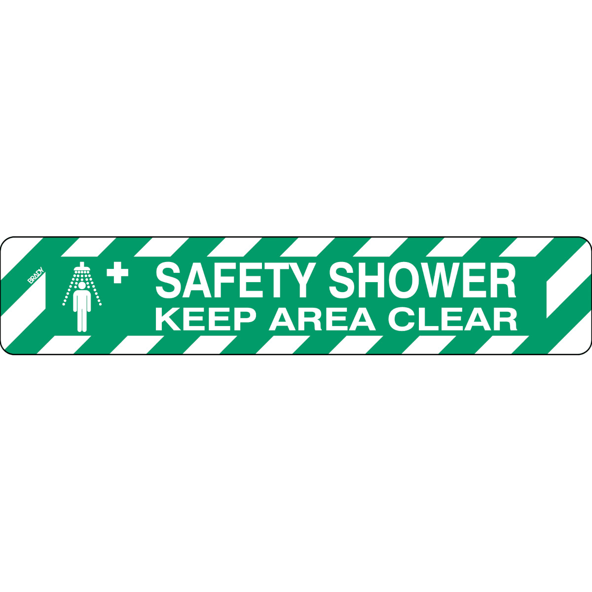 BRADY - Segnaletica di sicurezza a pavimento - TENERE L’AREA SGOMBRA 311275