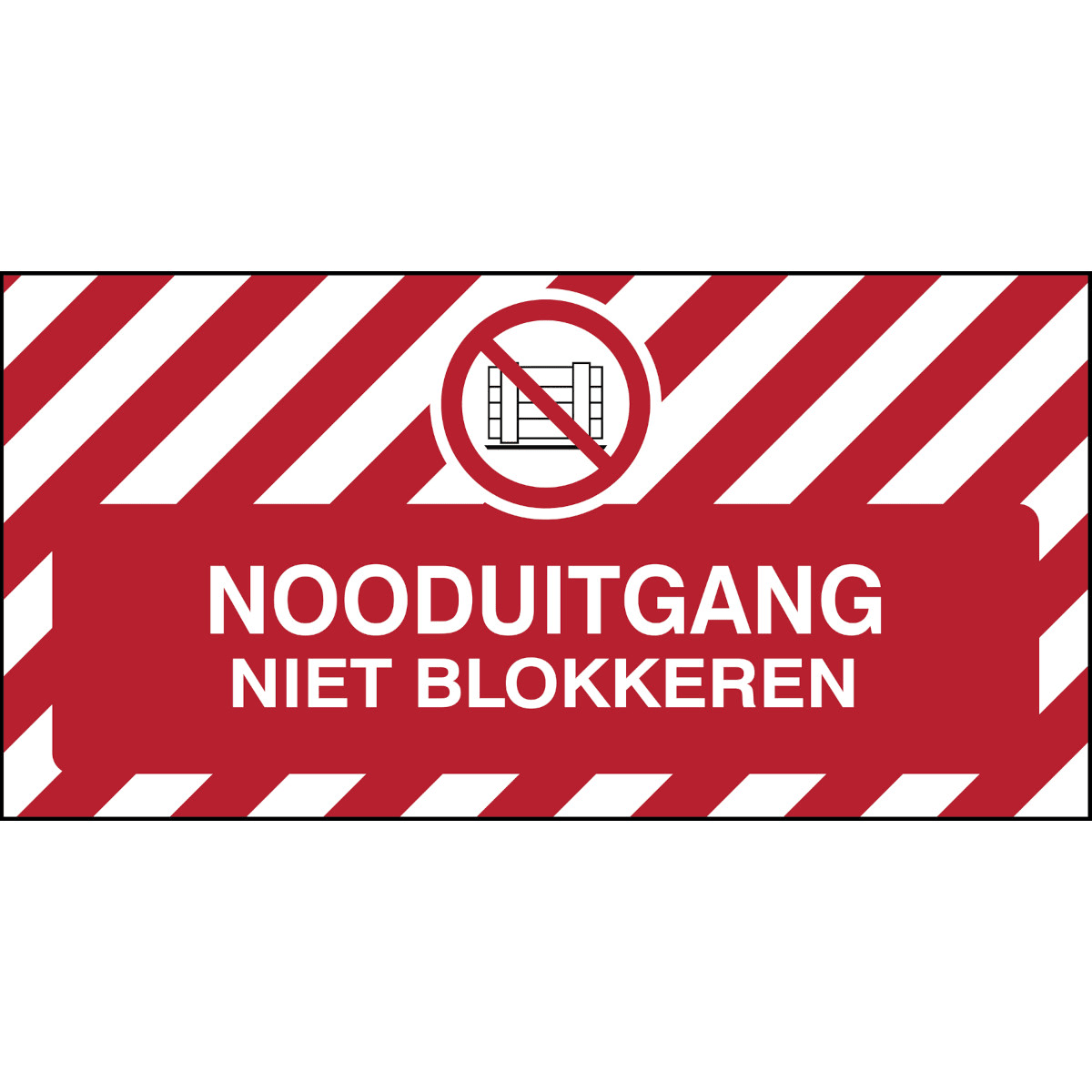 BRADY - Segnaletica di sicurezza a pavimento - TENERE L’AREA SGOMBRA 311306