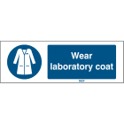BRADY - Segnaletica di sicurezza ISO - È obbligatorio l’uso del camice 311383