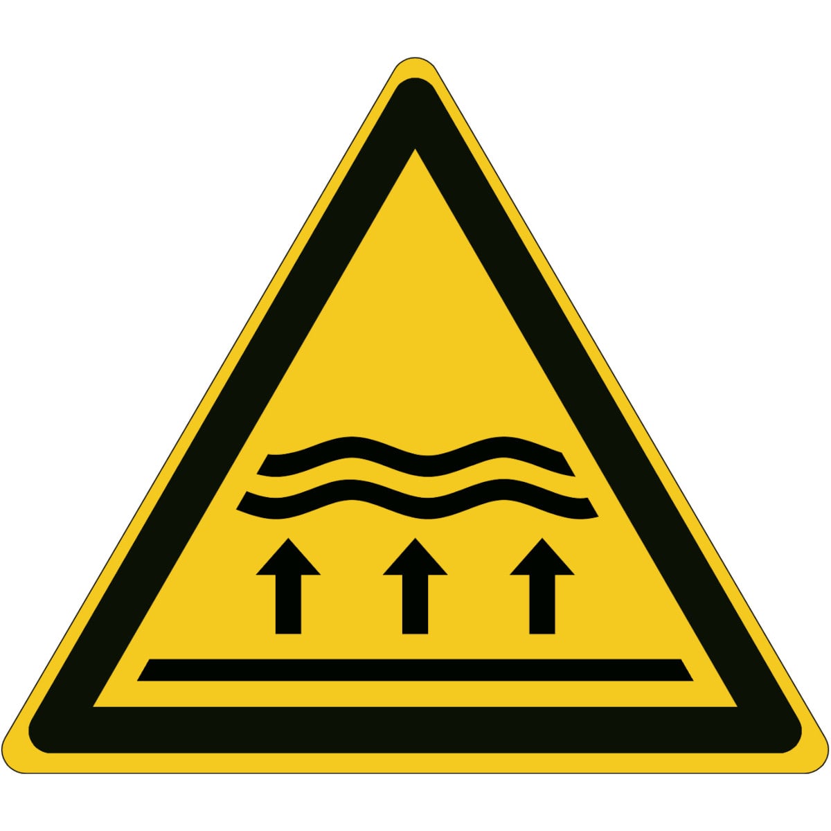 BRADY - Segnaletica di sicurezza ISO - Attenzione; Zona di inondazioni