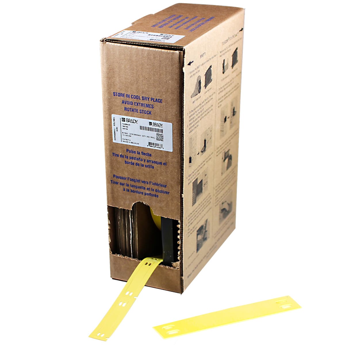 BRADY - Targhette per cavi senza liner B-7643, bulk, per M710