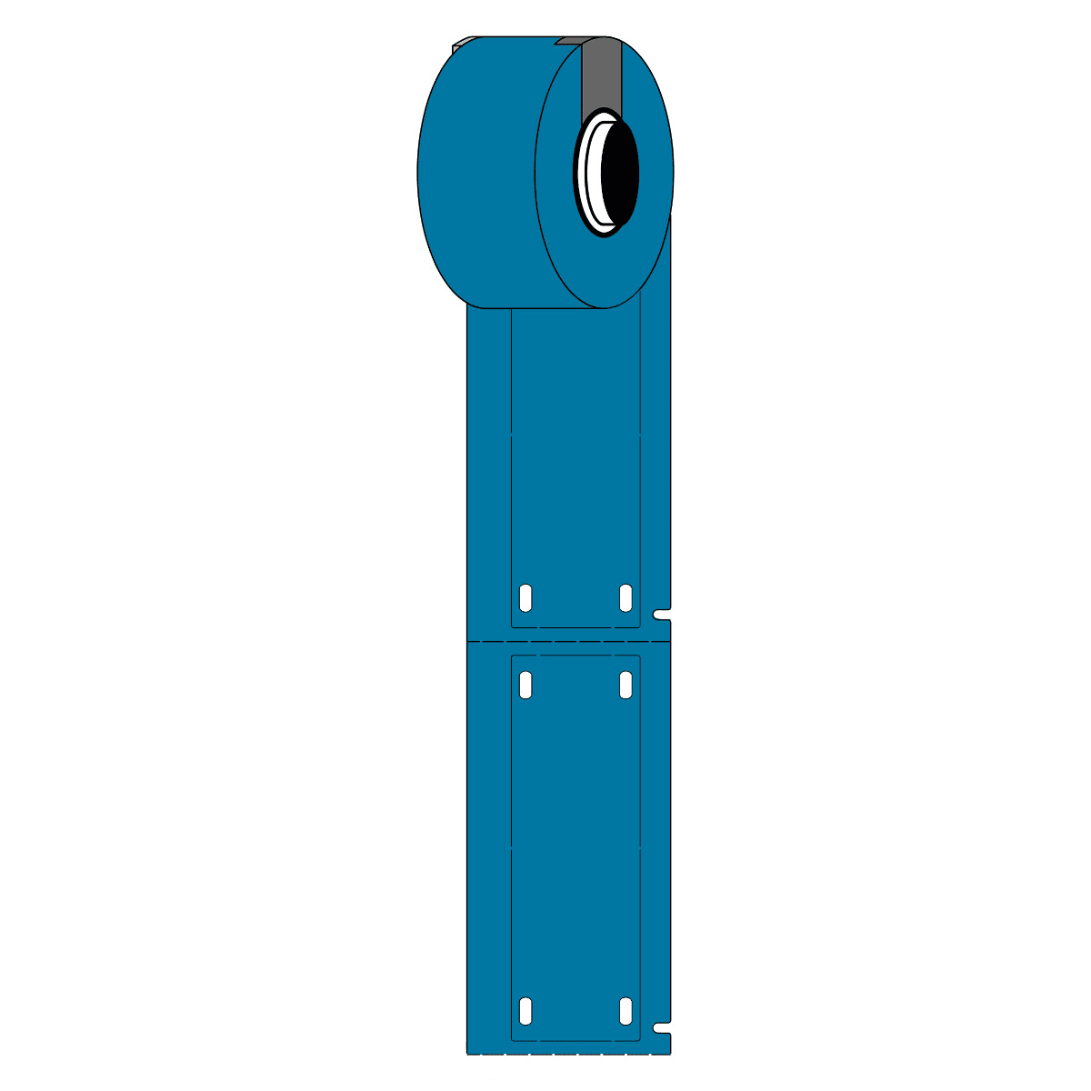 BRADY - Targhette per cavi B-7643 senza liner per M611 e M610